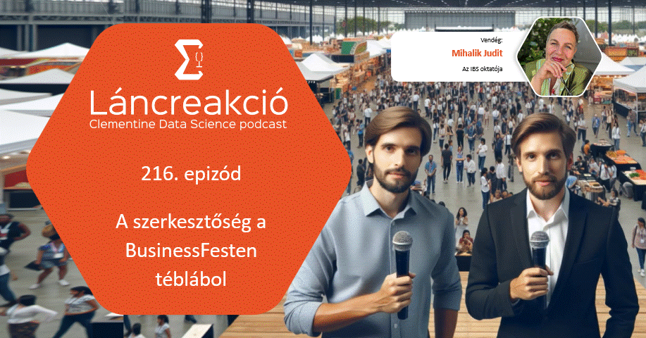 A szerkesztőség a BusinessFesten téblábol